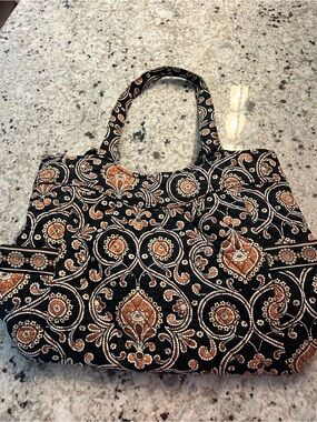 Vera Bradley Tote Bag black and brown